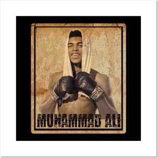 ArtDrawing muhammad ali boxxing Posters and Art